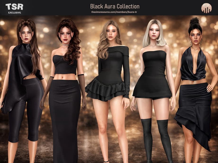 Скриншот мода Коллекция одежды Black Aura Collection